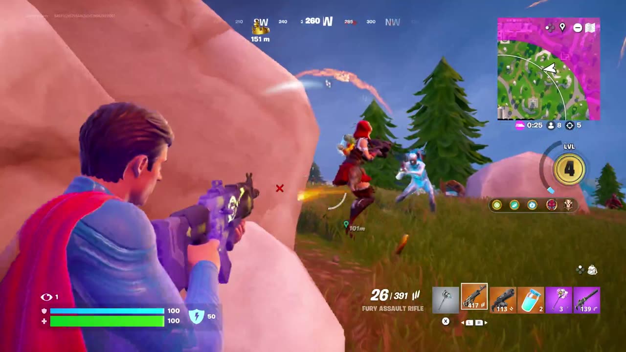 SUPERMAN is UNSTOPPABLE for CROWN win #125 in Blitz Royale - FORTNITE