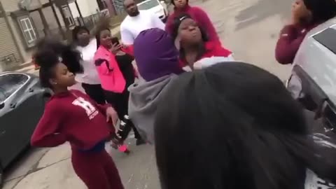 Girl fight weave fly