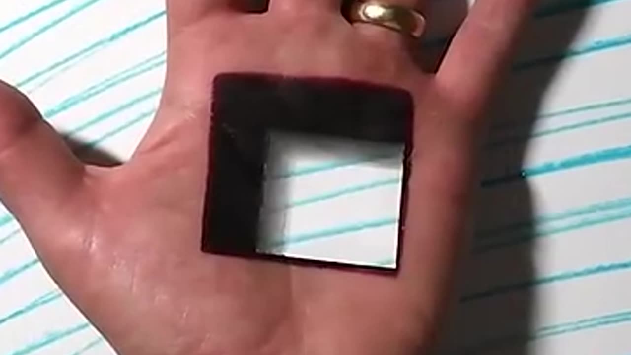 Must Watch: How to Draw a Square Hole Optical Illusion #3ddrawing #trickart #opt