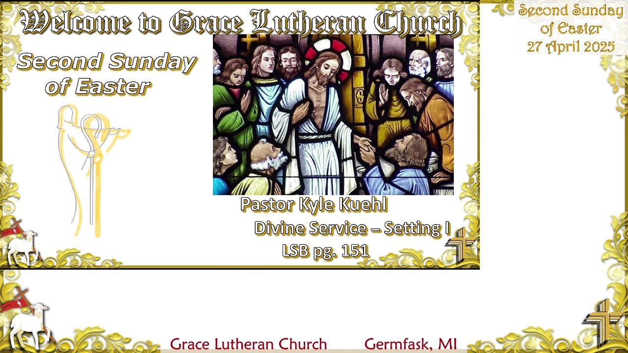 Cross stream: 2nd Sunday of Easter | Tri-Parish Combined Service at Grace