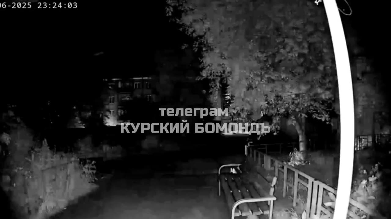 Civilians Run For Cover in Kursk City