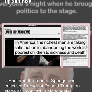 Fact Check: Pete Townsend Did NOT Say Bruce Springsteen Should 'Shut Up and Play'