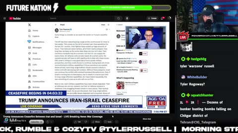 TRUMP BOMBS IRAN! WW3 LIVE! TRUMP SENILE AND TWEETING ABSOLUTE NONSENSE? ISRAEL WON? MON YAP