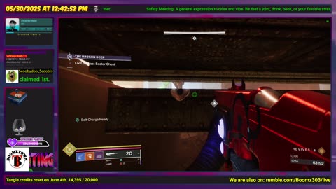 Destiny 2: 5-30-25 The Broken Deep is the Lost Sector. Void/Strand Surge.