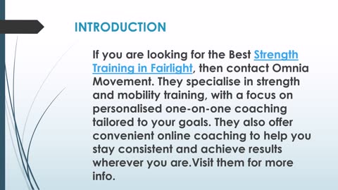 The Best One on One Coaching in Fairlight.