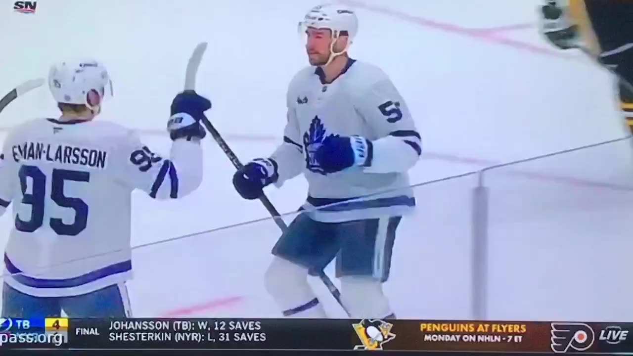 Leafs C #55 Nicolas Roy PP🥅(2)🏒Snap-Shot Goal