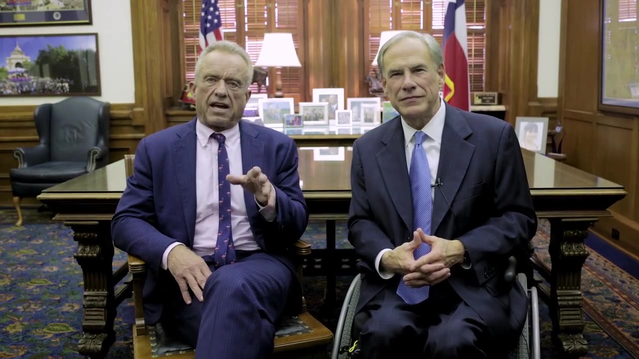 RFK Jr. & Texas Gov. Greg Abbot Make America Healthy Again
