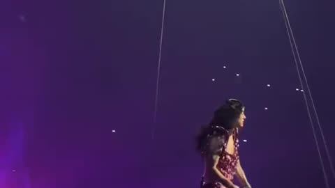 Katy Perry, Nearly Falls into Audience as Prop Malfunctions Mid-air at San Francisco Show