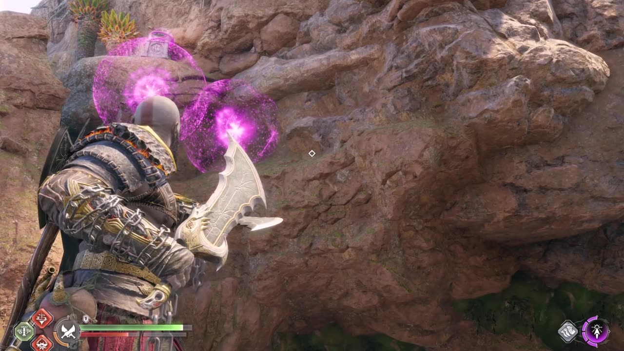 Chest puzzle located near the Sinkholes of "The Crater".