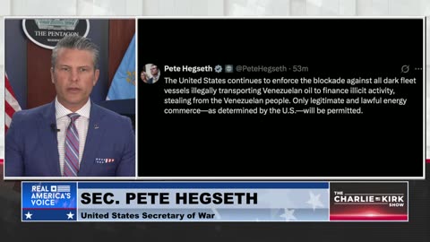 The Donroe Doctrine in Action: Sec. of War Pete Hegseth Explains What's Happening With Venezuela