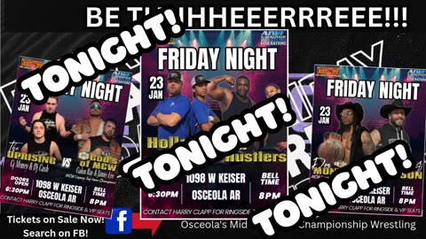 TONIGHT!! 🧡FRIDAY NIGHT MCW🖤 🔥JANUARY 23 🔥 The Legacy Continues…