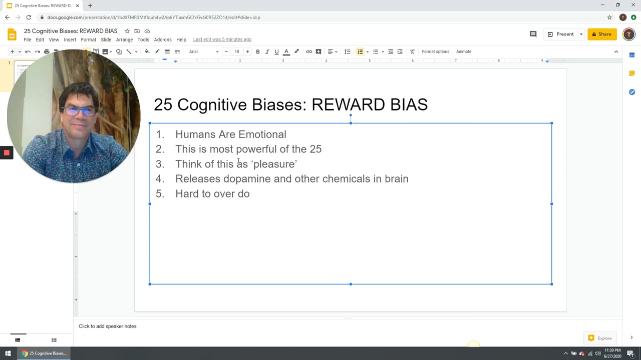 5 Minute Mentor - The Reward Bias