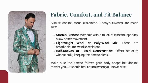 What Makes a Tuxedo Truly Slim Fit? Features to Look For