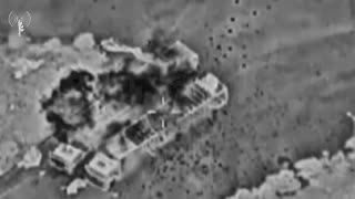 Iranian Missiles Destroyed on Launchers