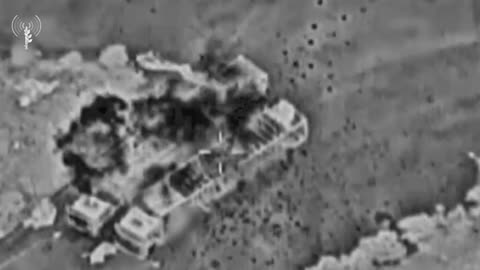 Iranian Missiles Destroyed on Launchers