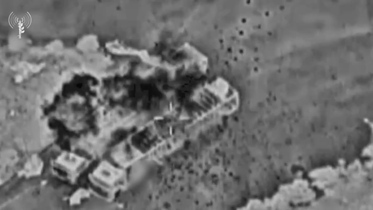Iranian Missiles Destroyed on Launchers