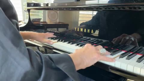 Dino at the Piano 1-17-26 In Garden/I Walked Where Jesus Walked/Now Belong Jesus/Old Rugged Cross/Crown Him W/We Shall Behold Him/I Love You Lord/