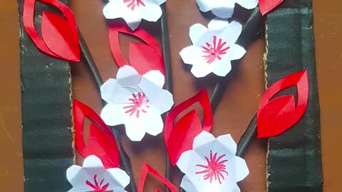 DIY Flower Wall Hanging | Easy Home Decoration Idea