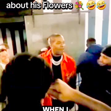 Rapper Busta Ryhmes in L.A. streets