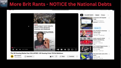 More Brit Rants - Notice the National Debts