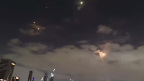 Interceptions and misses over Tel-Aviv