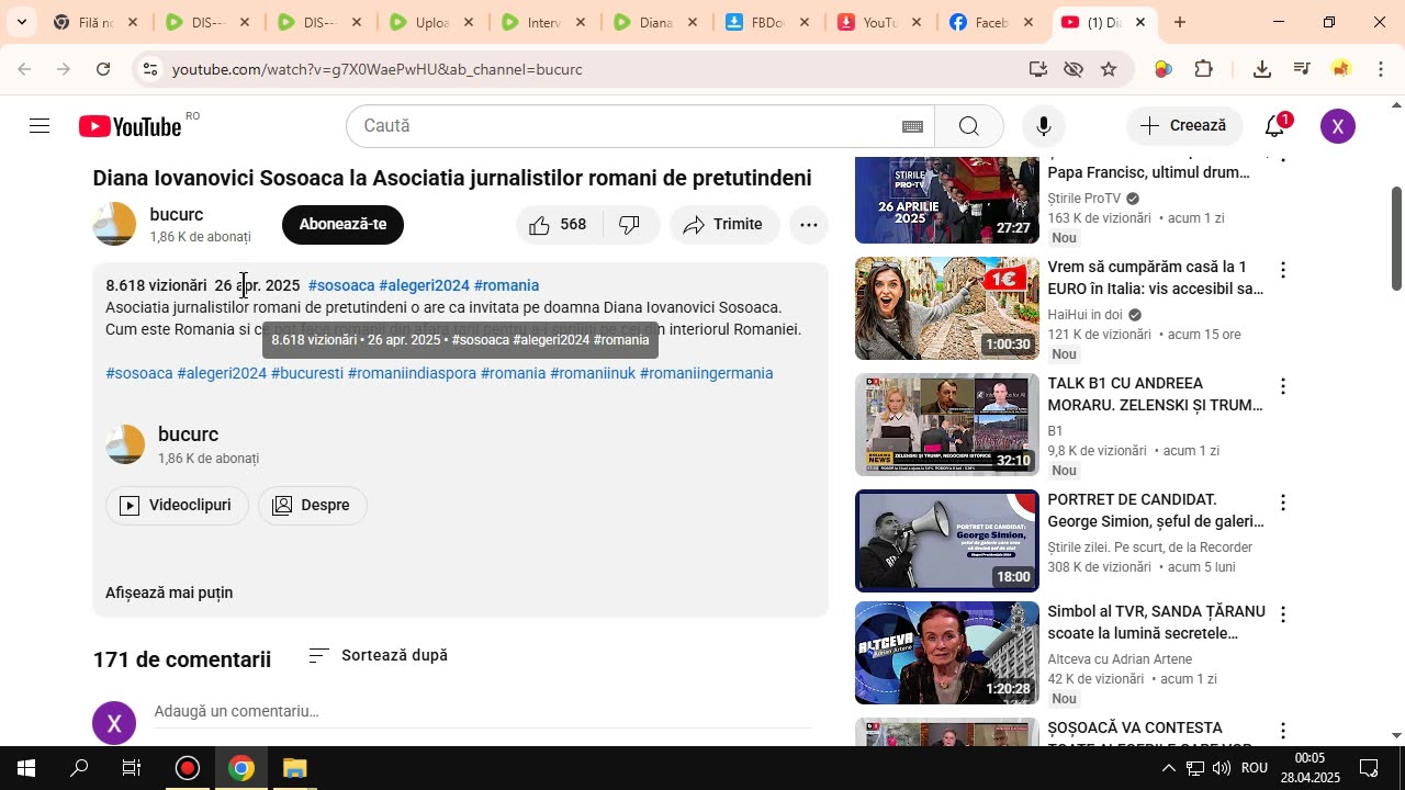 DIS--- - 26 aprilie 2025 - Vizualizarea paginii