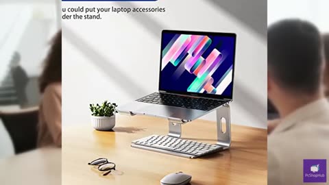 BESIGN LS03 Aluminum Laptop Stand, Ergonomic Detachable Computer Stand, Notebook