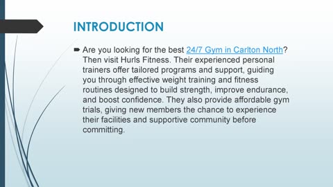 Best 24/7 Gym in Carlton North