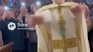 cat baptism funny viral