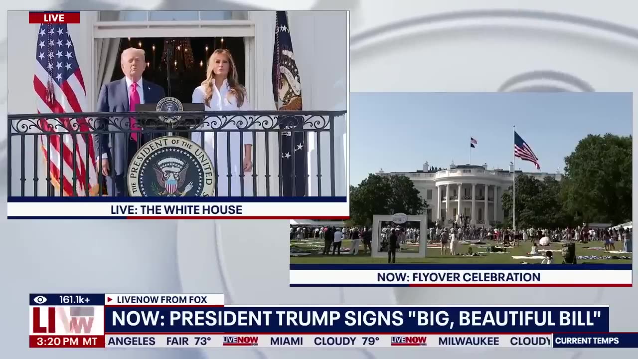 [2025-07-04] 'Big, Beautiful Bill': President Trump signs bill during White House 4th of July event