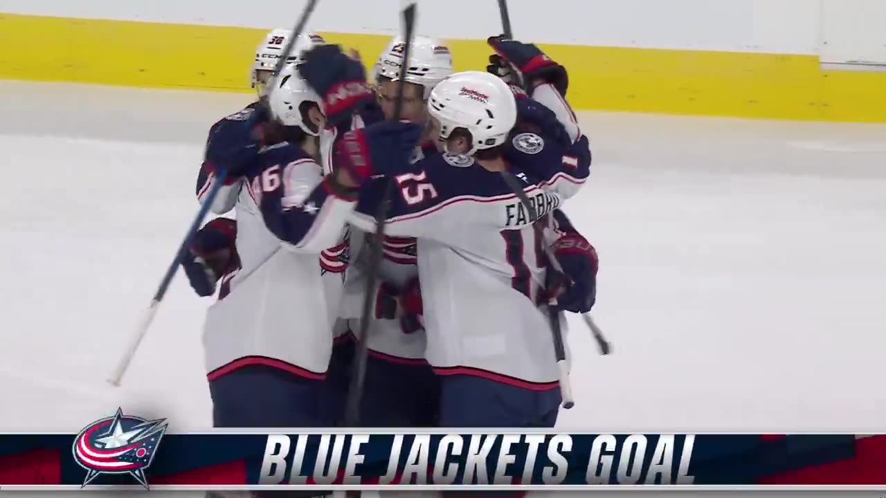 NHL - Dante Fabbro with a ROCKET to open the scoring for the @BlueJackets