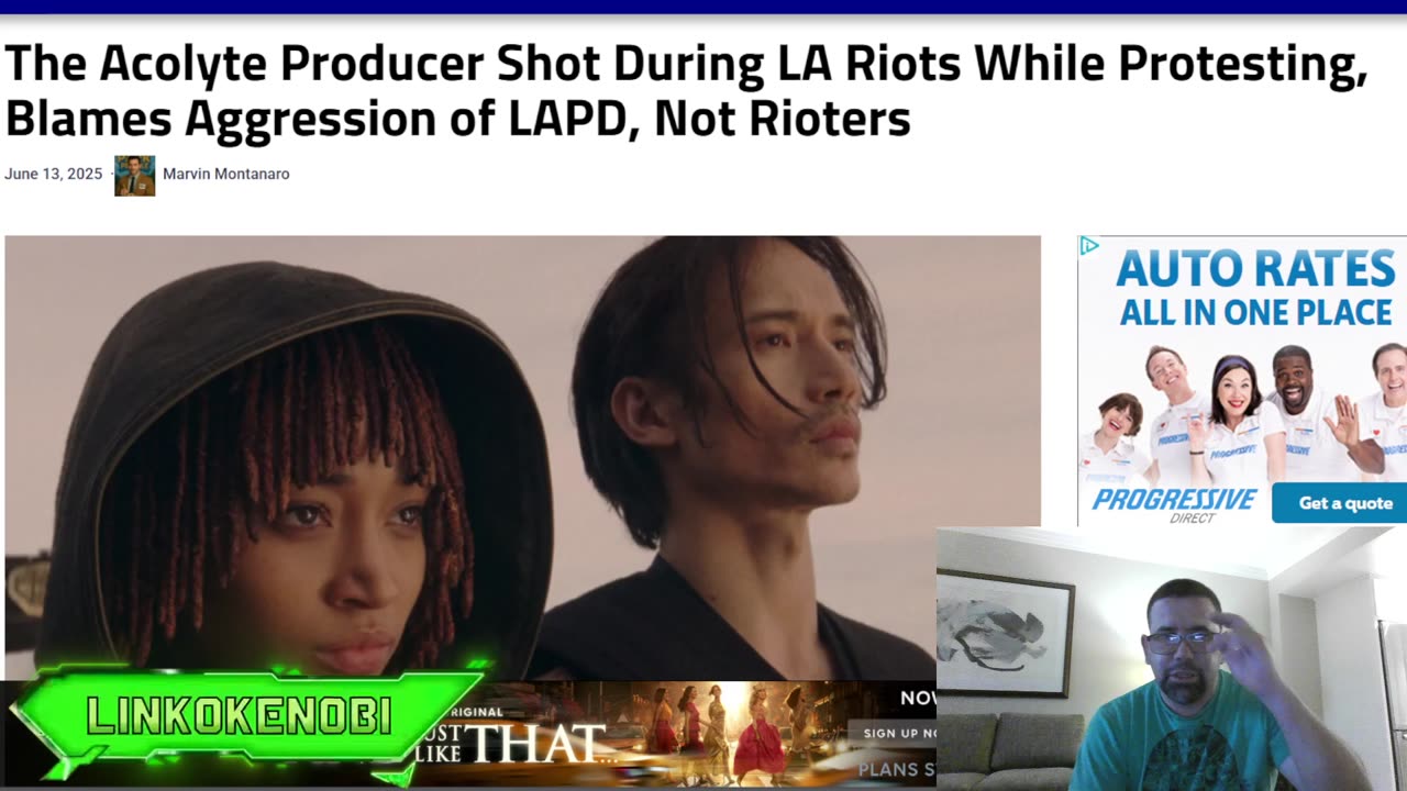 Acolyte Producer Shot And Blames LAPD Not Rioters
