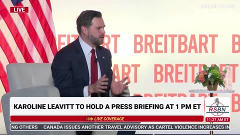 WATCH: VP Vance Fireside Chat With Breitbart’s Matt Boyle at the Andrew Mellon Auditorium - 11/20/25