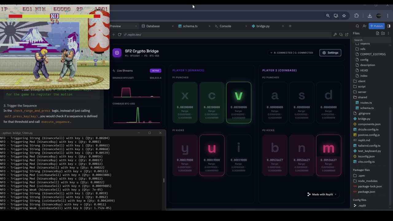 Bitcoin Exchange-to-MAME controller for SF2 - Update 2