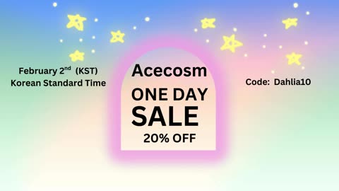 Acecosm ONE DAY SALE