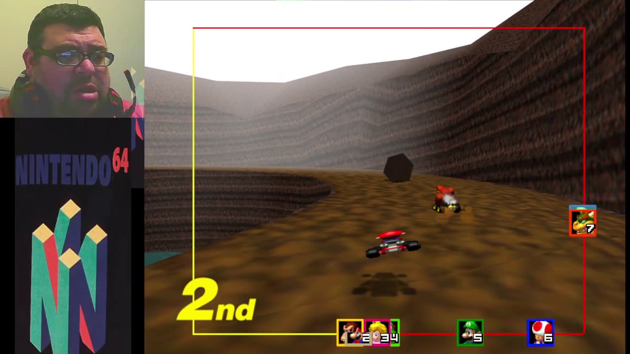 3rd Lap Choco Splat - MK64 N64 #jtomally9681 #splat #supermariokart