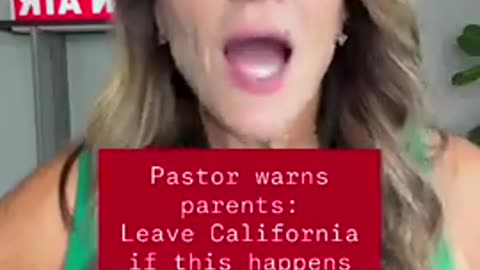 This pastor is urging everyone to pack their bags and exit California ASAP!