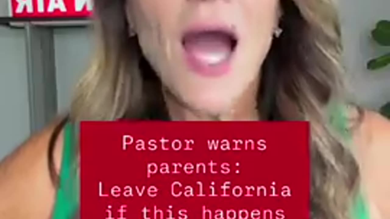 This pastor is urging everyone to pack their bags and exit California ASAP!