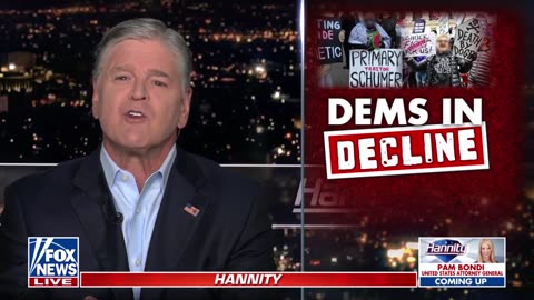 DEMS IN DECLINE! Hannity Exposes The Miserable State of the Democratic Party [WATCH]