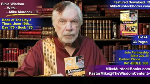 Re-Air: Bible Wisdom With Mike Murdock..!!!