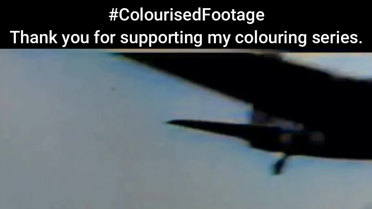 Allied Troops Lift Another Plane Using Special Pickup Hook #ColourisedHistory