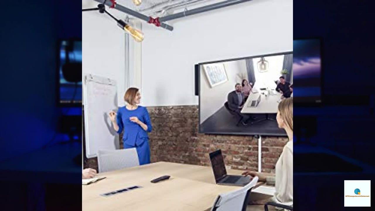 Huddly IQ Full HD 1080p USB Video Conferencing Camera with 150-Degree View and AI Capabili