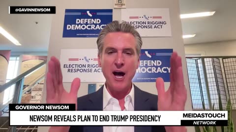 Gavin Newsom claims President Trump is "rigging" the 2026 Midterms.
