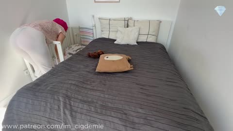 Sakin ve Düzenli Bir Yatak Odası Temizliği 🧕🧹 #temizlik #cleaning #vlog #cleaningmotivation