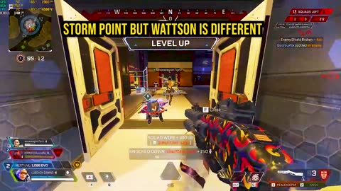 Wattson with movement & Peacekeeper Ends the Squad Instantly in Storm Point | Apex Legends