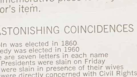 Astonishing Coincidences - Lincoln-Kennedy