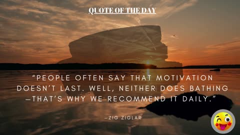 "QUOTE OF THE DAY"