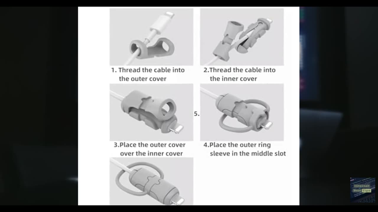 CCeCCe 3 Set Charger Cable Protector USB-C Charging Cord End Protective Armor Ca