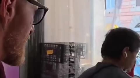 Tourist shocked by what he sees in Rome. Fourth world.