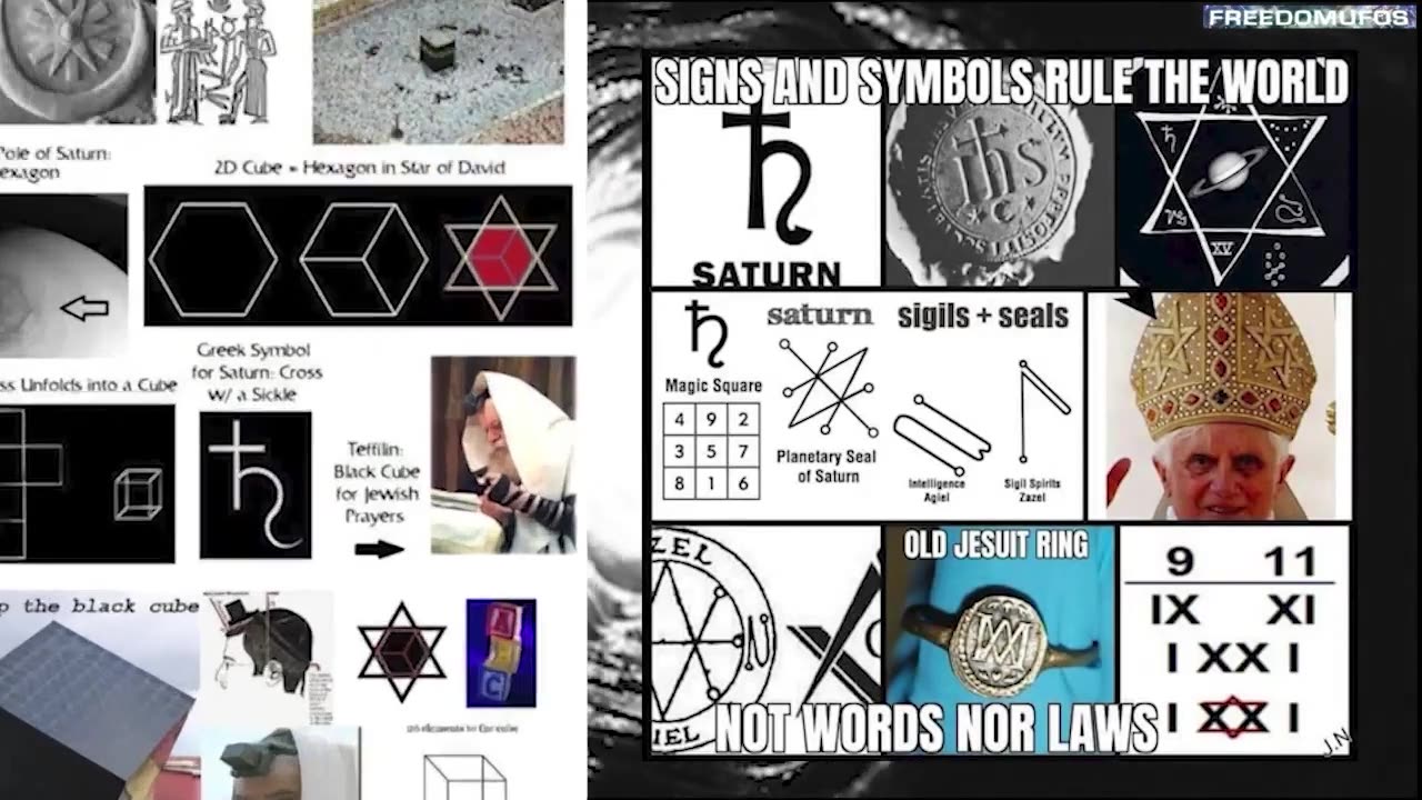 Le culte de Saturne et la prison du cube noir